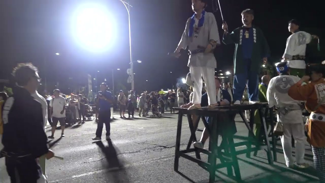 第42回寒河江まつり「神輿の祭典」前夜祭　神輿渡御(若鳳會・寒青會)