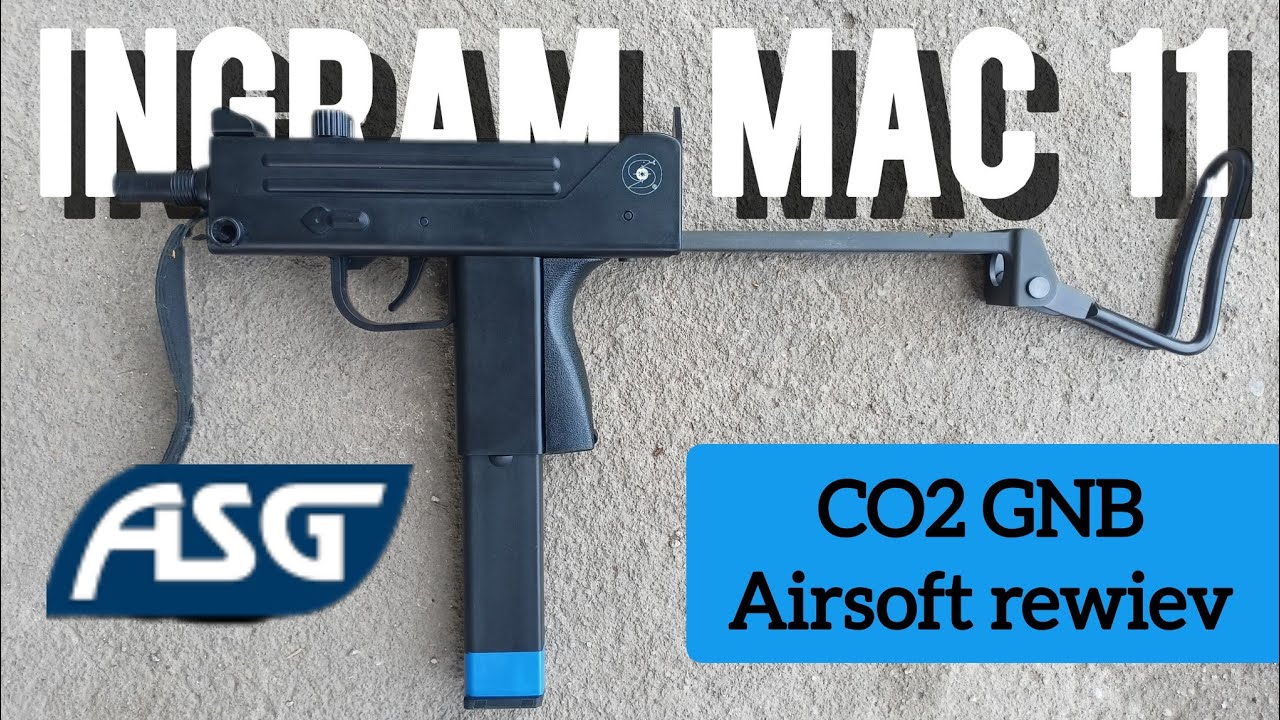 ASG ingram M11 GNB - Mac 11 CO2, 6mm, airsoft rewiev - airsoft (CZ/SK)