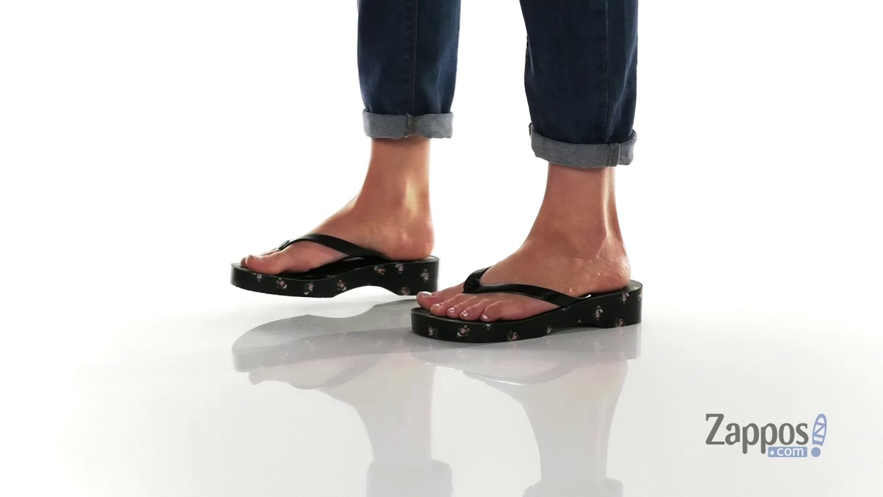Tory Burch Cutout Wedge Flip-Flop SKU: 9495116