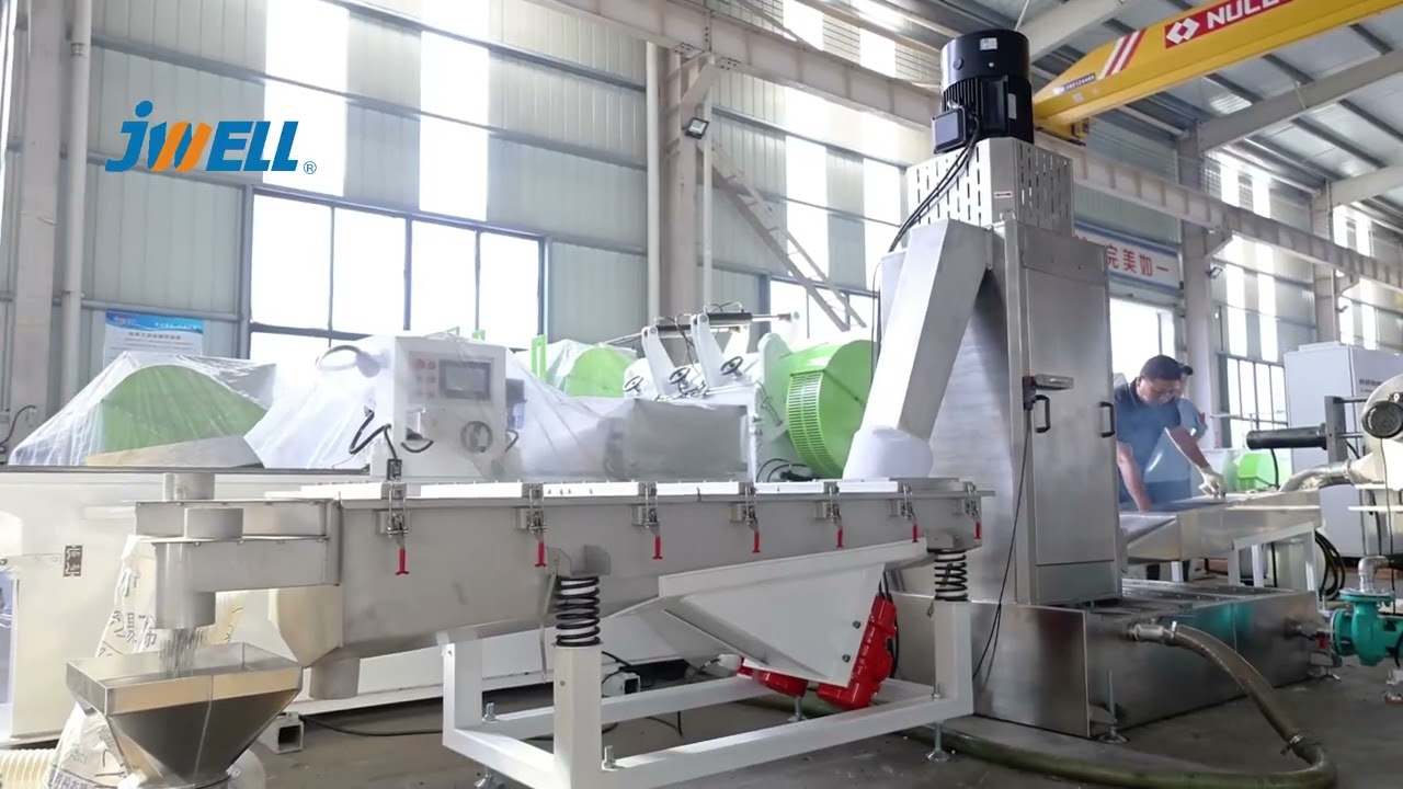 Cost-Effective Plastic Recycling Solution | Three Machine Integrated Single Screw Pelletizing Line