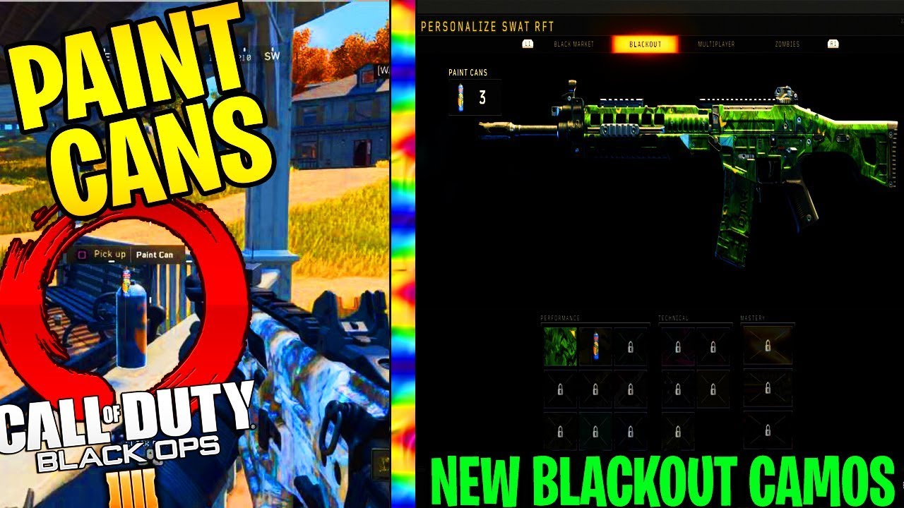 *NEW* PAINT CANS IN BLACKOUT! 