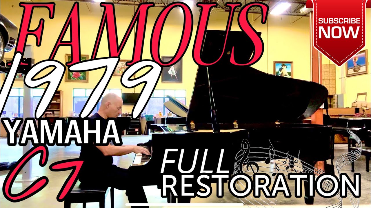 PIANO OUTLET: Famous 1979 Yamaha C7 Grand Piano