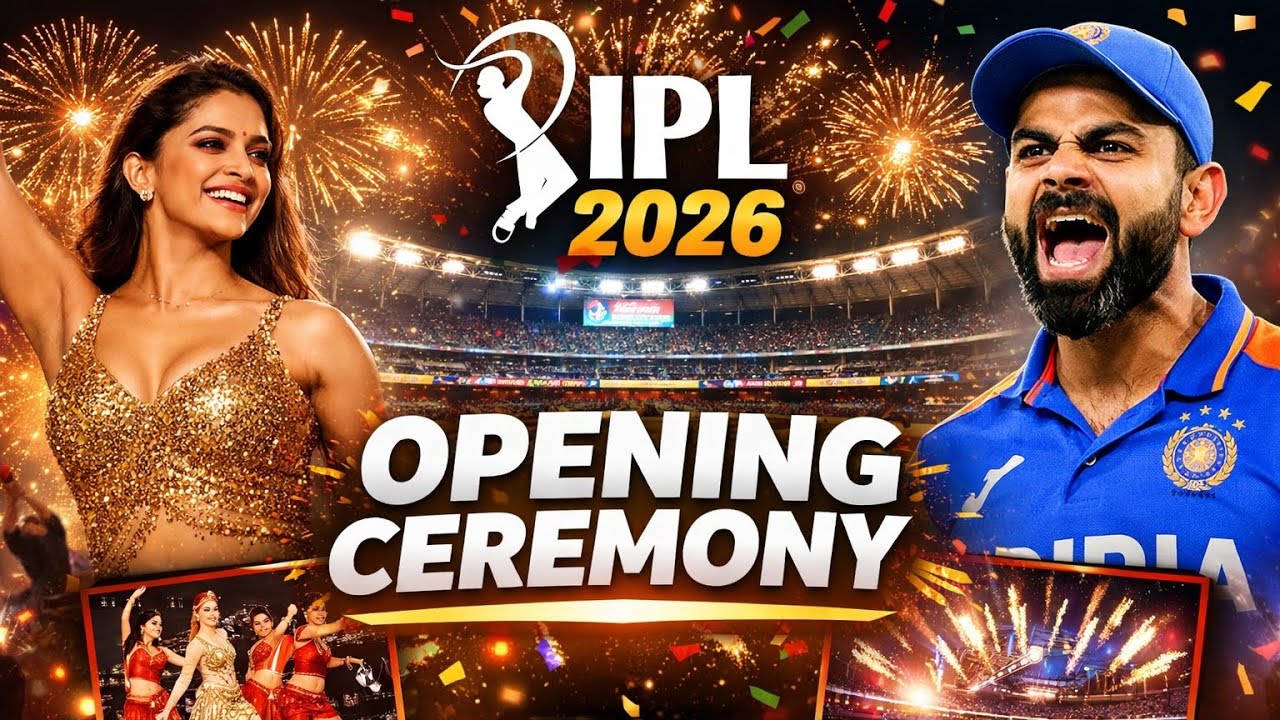 IPL 2026 Opening Ceremony Full Show 🔥 | Bollywood + Cricket Dhamaka&rdquo;