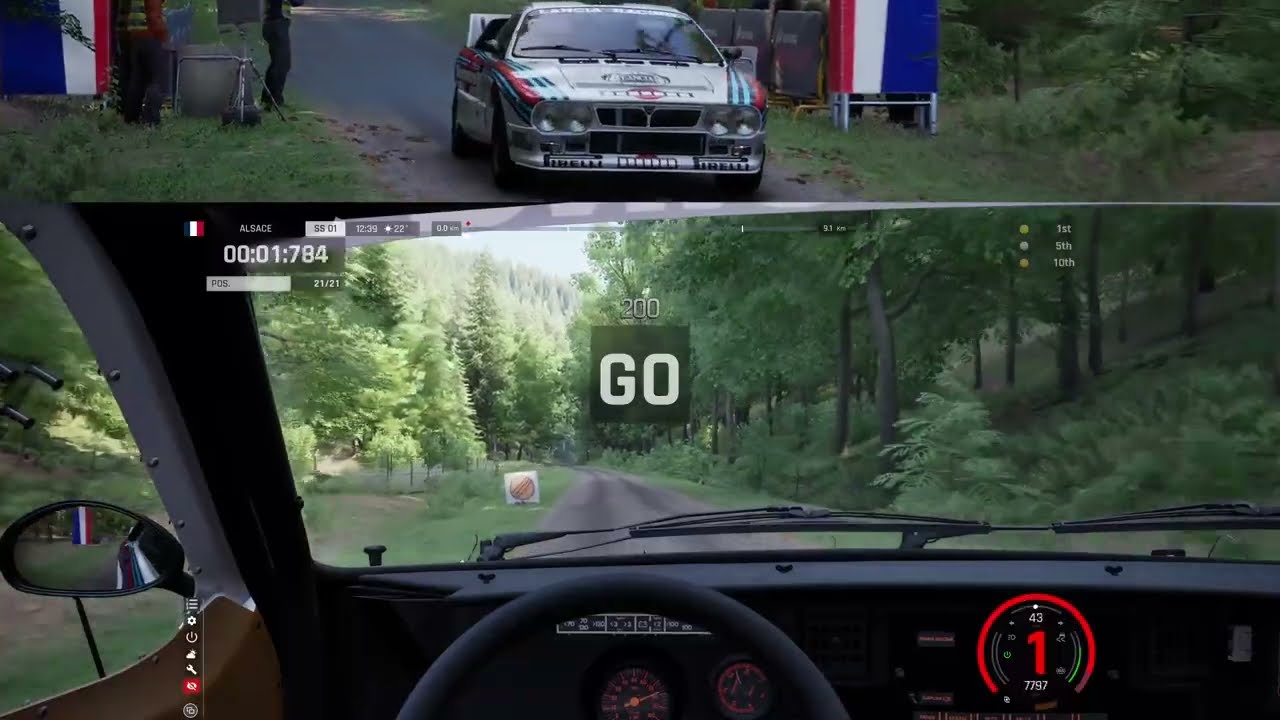 Assetto Corsa Rally RWD Traction Challenges 037 Evo2 Tarmac SS Foret de Saverne