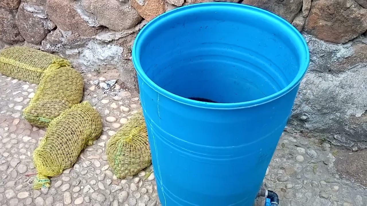 Filtro do lago de carpas do Márcio em Vila Velha - ES