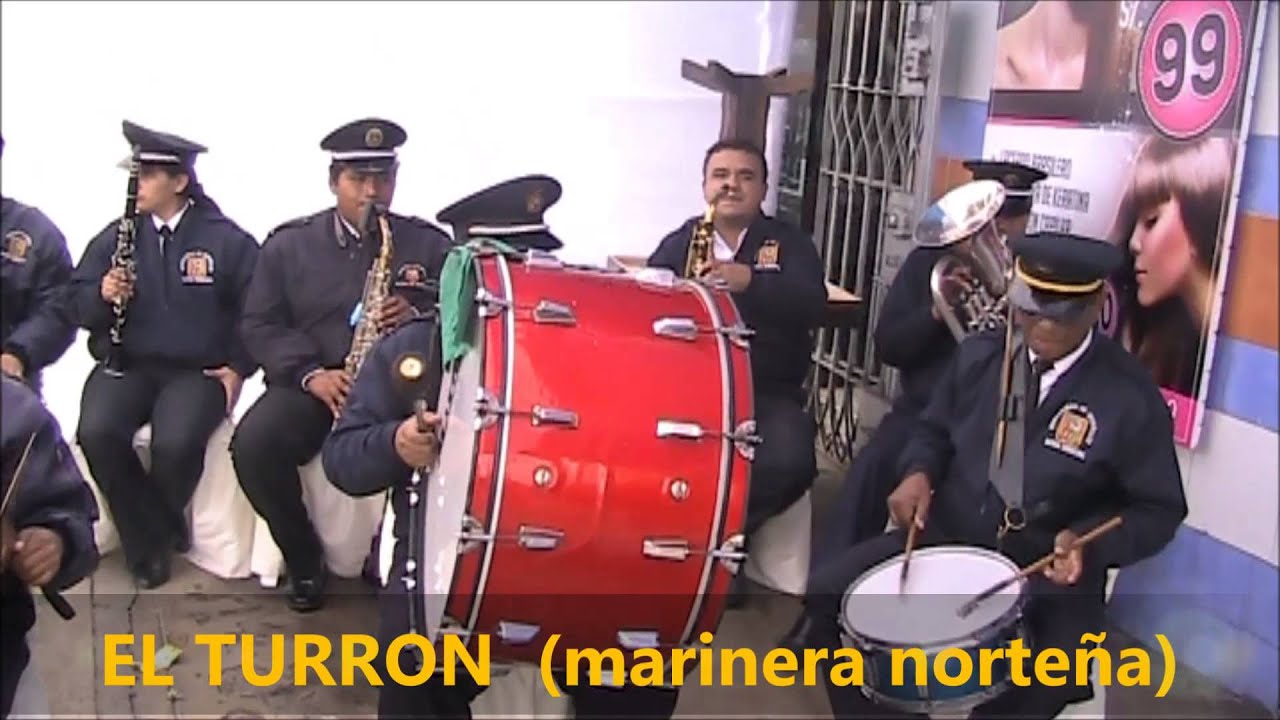 BANDA DE LA MUNICIPALIDAD DE CHORRILLOS c marinera norteña LA HAMACA y EL TURRON 24 set 2015