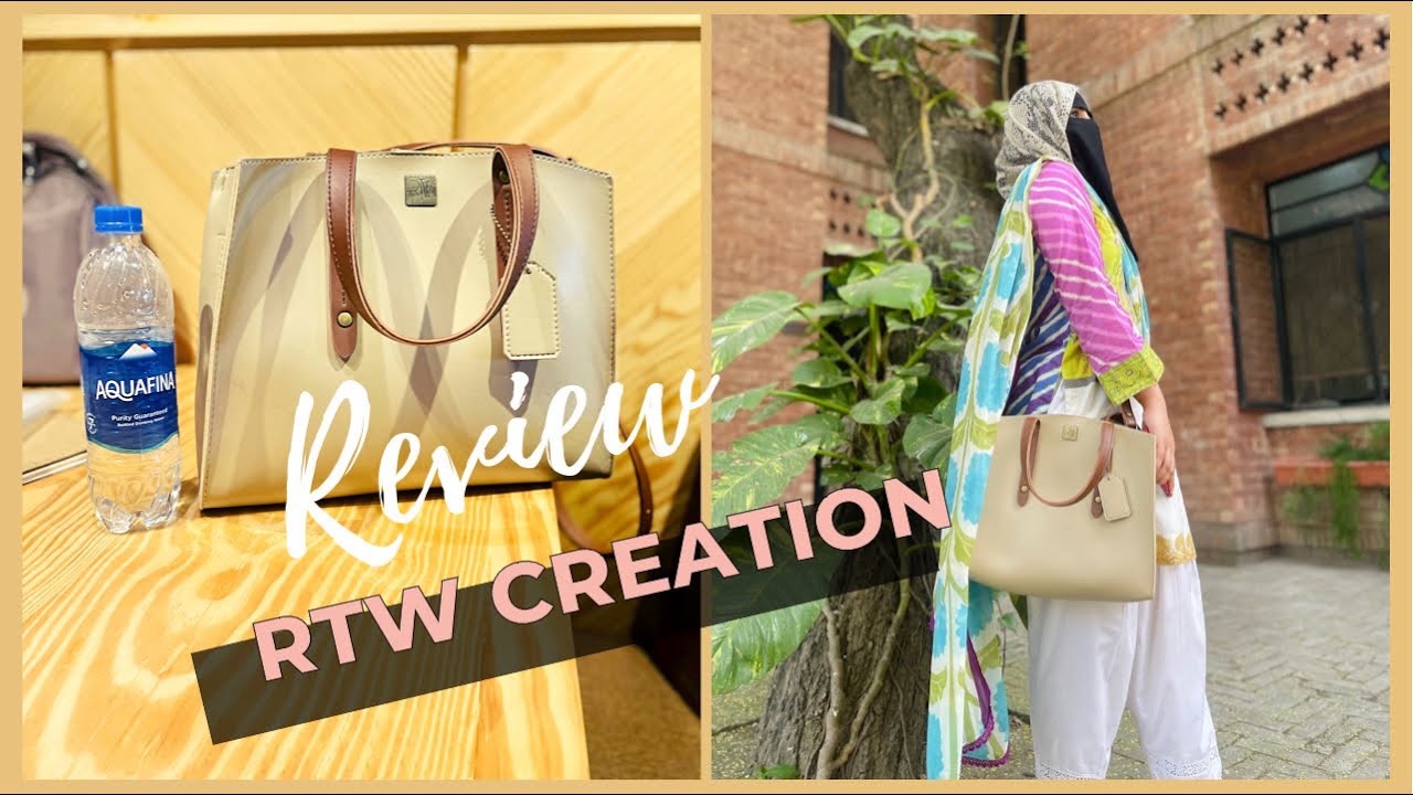 RTW Creation Bag| Worth Buying???🧐🤔| Unboxing Price Quality Review By Aminah Awaan🤎