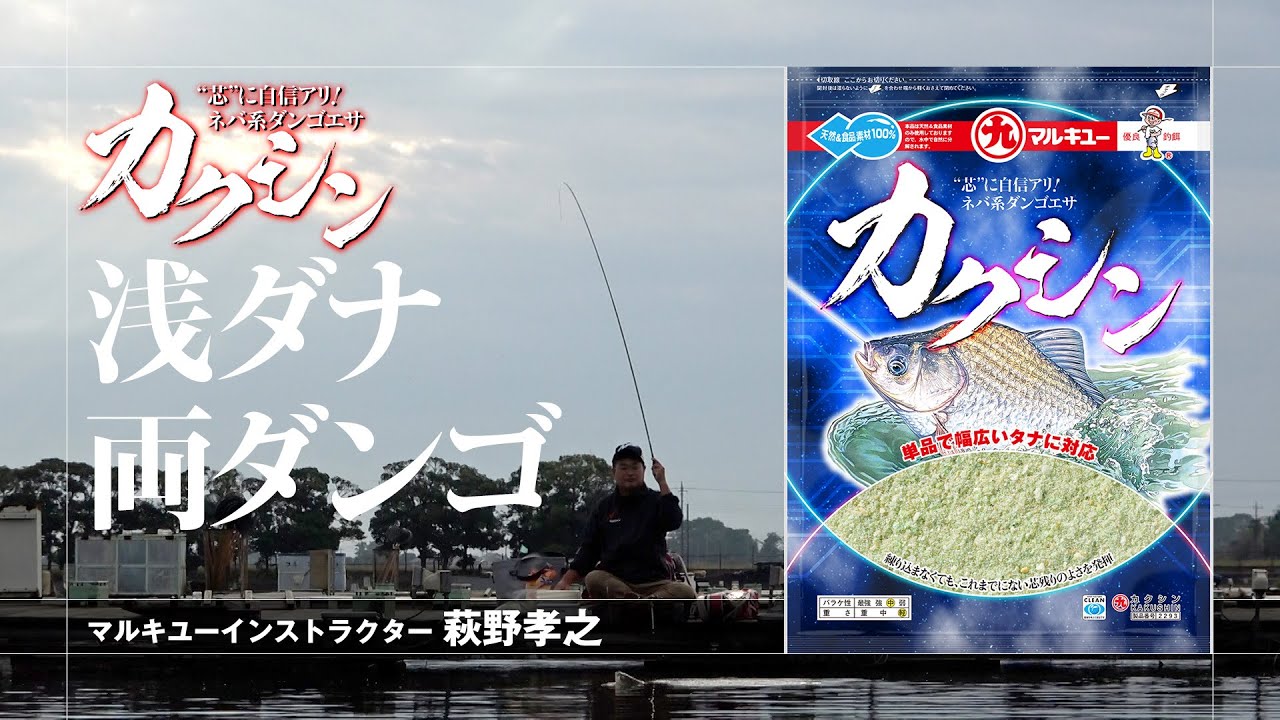 「カクシン」浅ダナ両ダンゴ実釣編