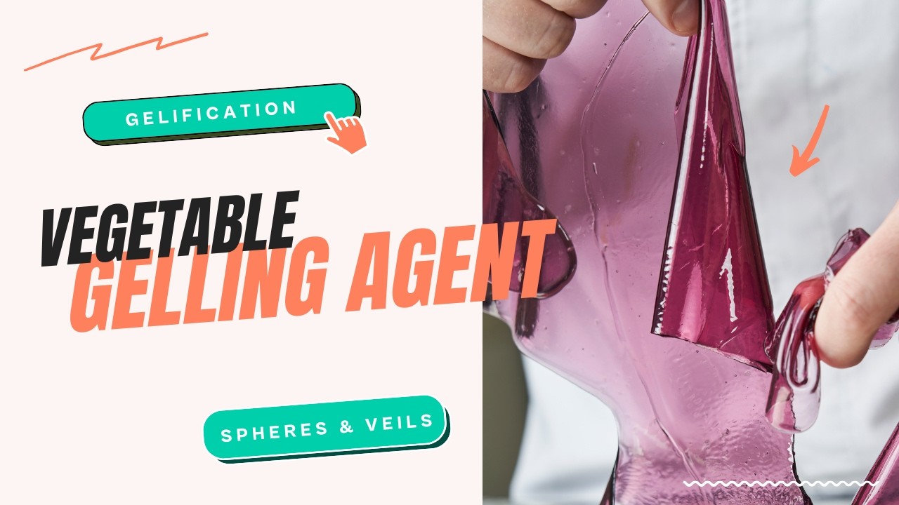 How to make elastic gels? Vegetable Gelling Agent
