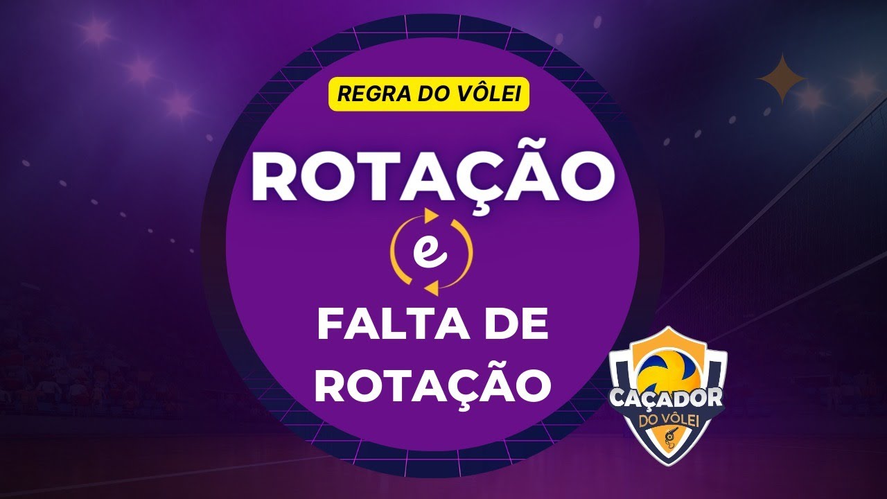Regra do Vôlei -  Rotação e falta de rotação (Rotation and rotation fault)