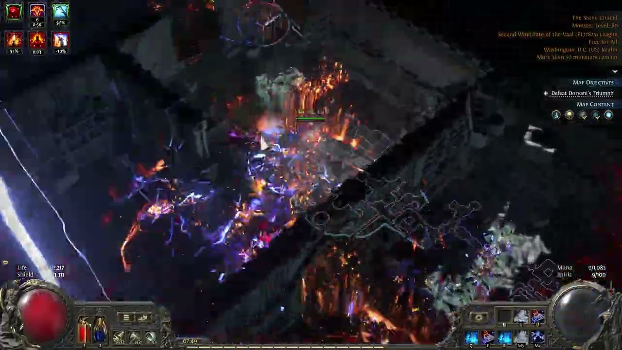 Path of Exile 2: POE2: FOTV-SW: The Stone Citadel Calamity Fragment Farm | Bloodmage