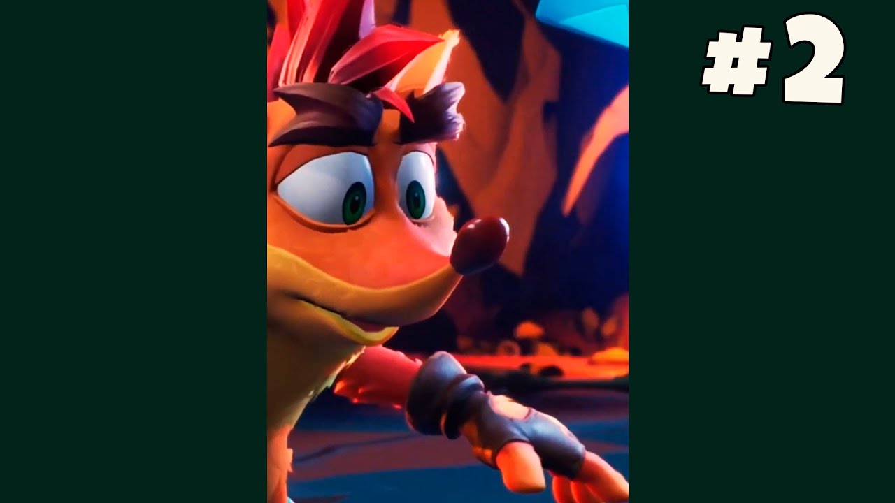 Прохождение игры Крэш Бандикут | Crash Bandicoot 4. Игры на Андроид. Озвучка MaxJunior #shorts