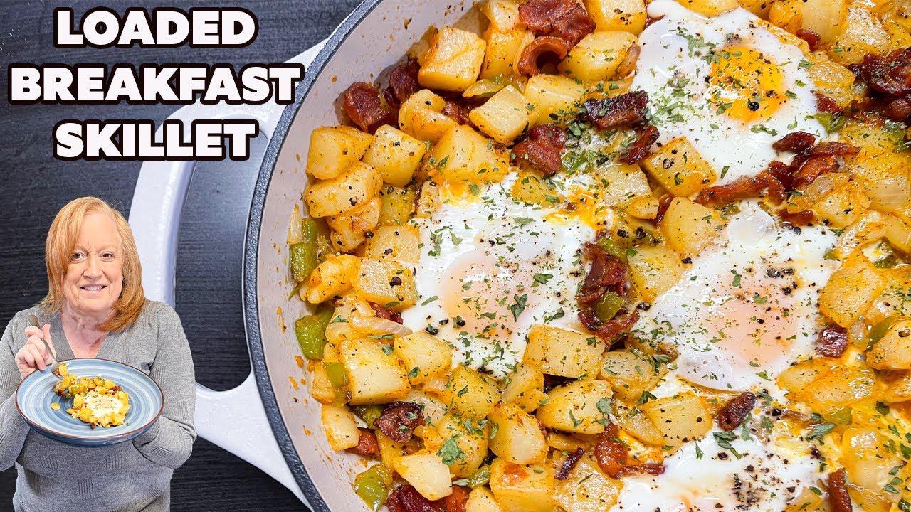Flavorful LOADED BREAKFAST SKILLET