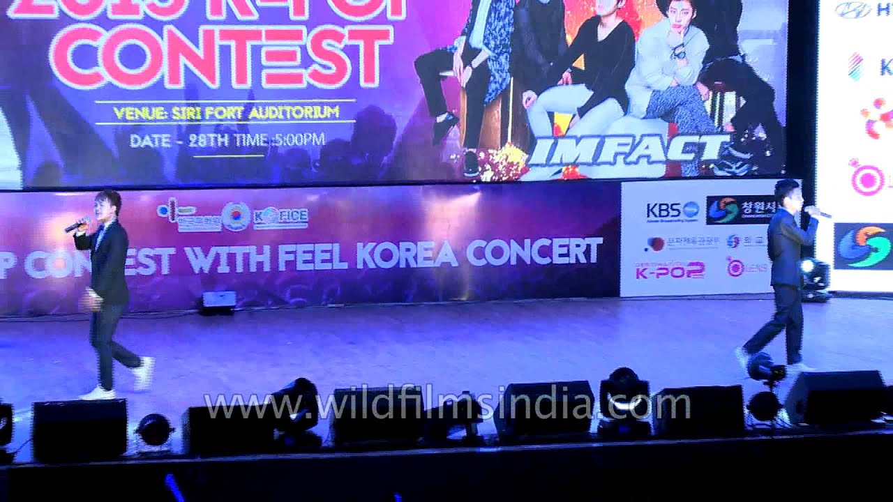 India's  K-Pop stars The Brooks perform N-sonic 