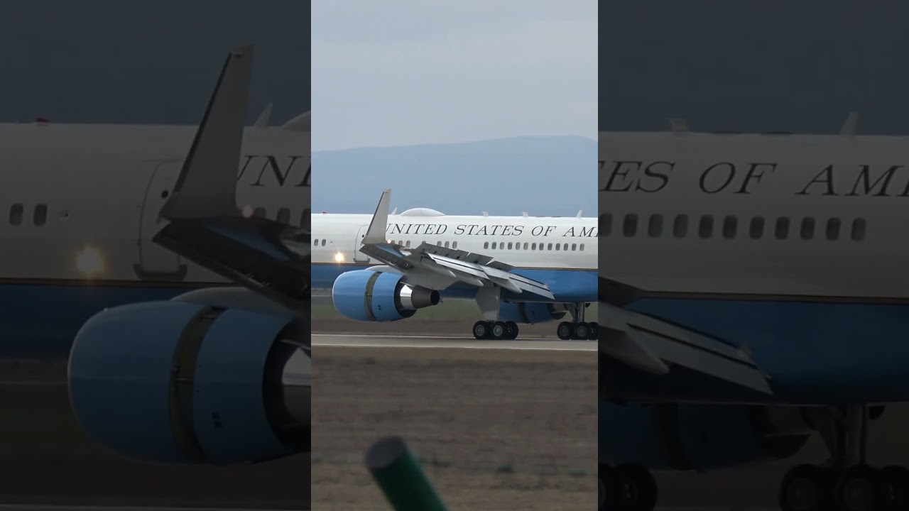🇺🇸 Secretary of State Marco Rubio landing in Bratislava