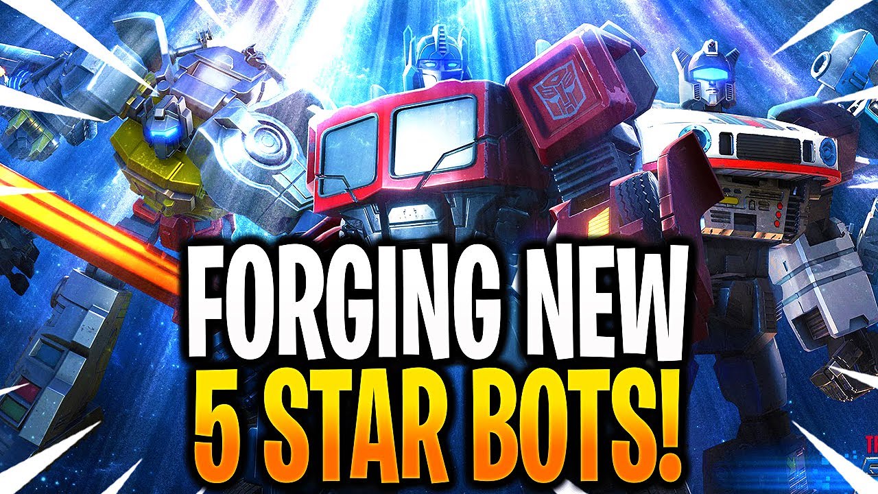 *NEW* FORGING 5 STAR BOTS! - Transformers: Forged To Fight