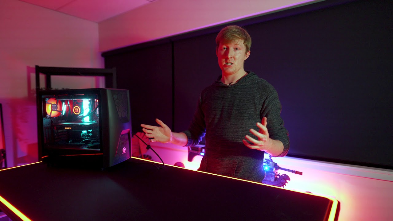 Thermaltake Gaming Level 20 RGB Battlestation Gaming Desk [Product First Look]