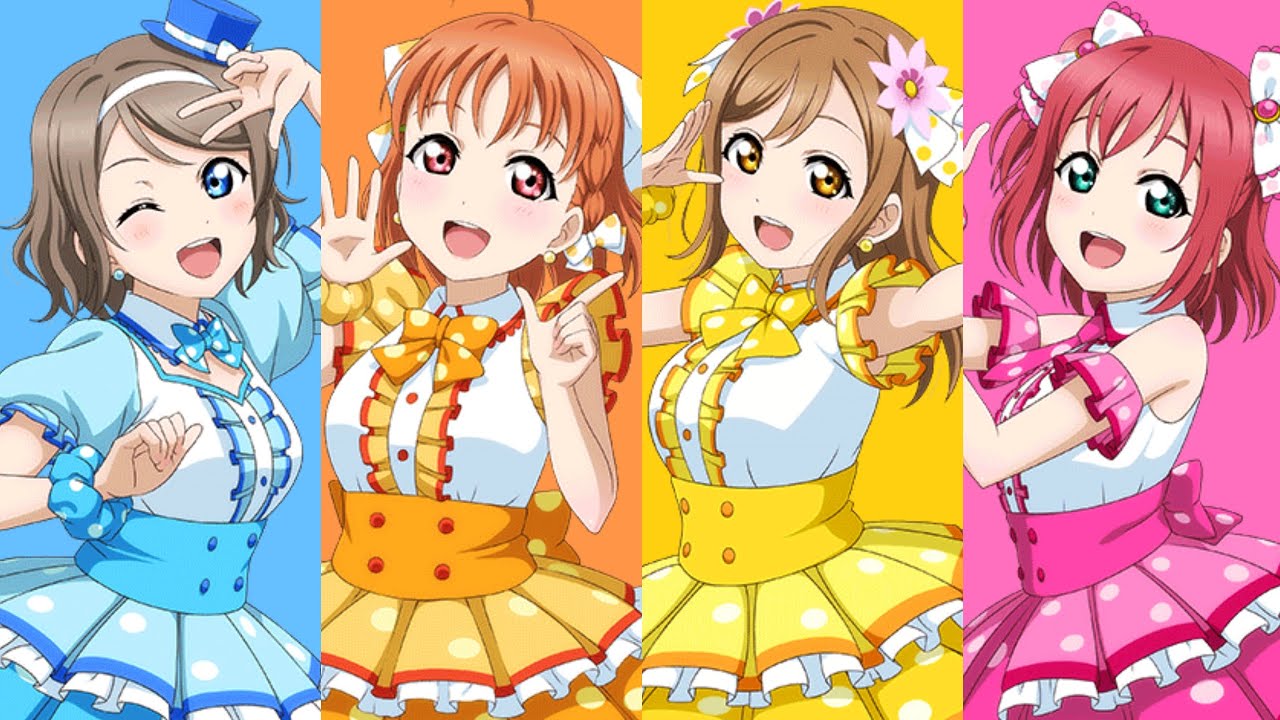 Omoi yo Hitotsu ni Nare - Chika × You × Hanamaru × Ruby mix (Color Coded)
