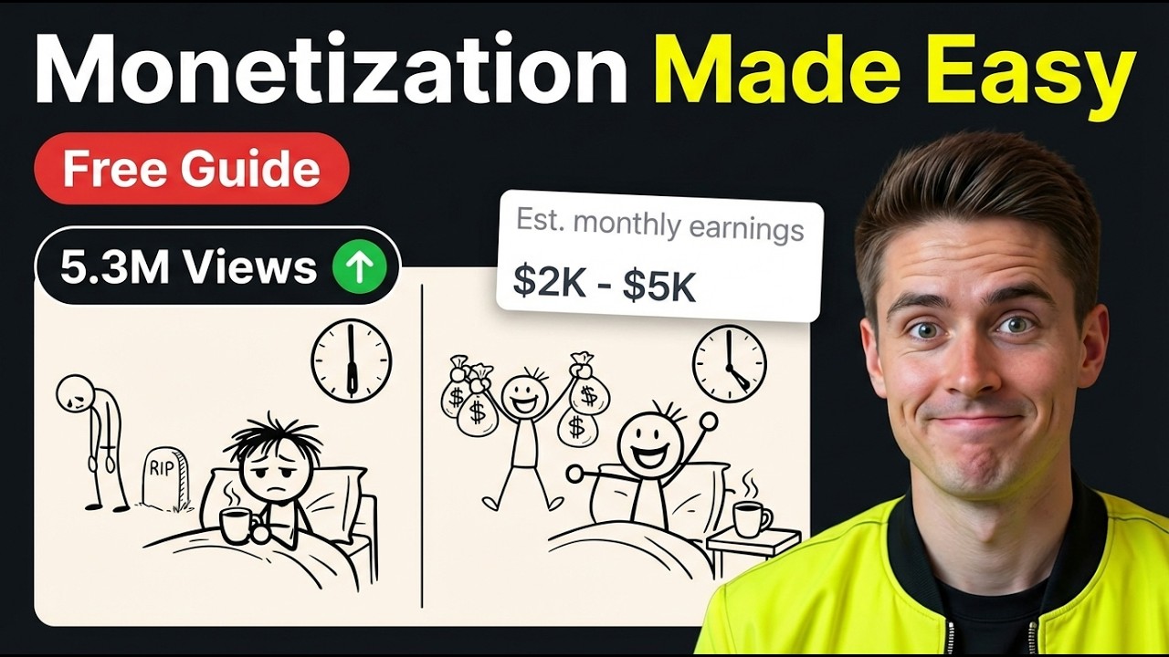 How to Create VIRAL AI Inspirational Videos using Only Free AI Tools | Stick Figure