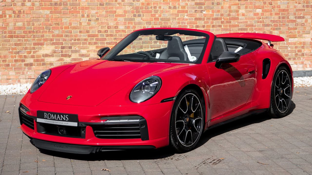 2020 Porsche 911 (992) Turbo S Cabriolet - Carmine Red - Walkaround & Interior [4K]