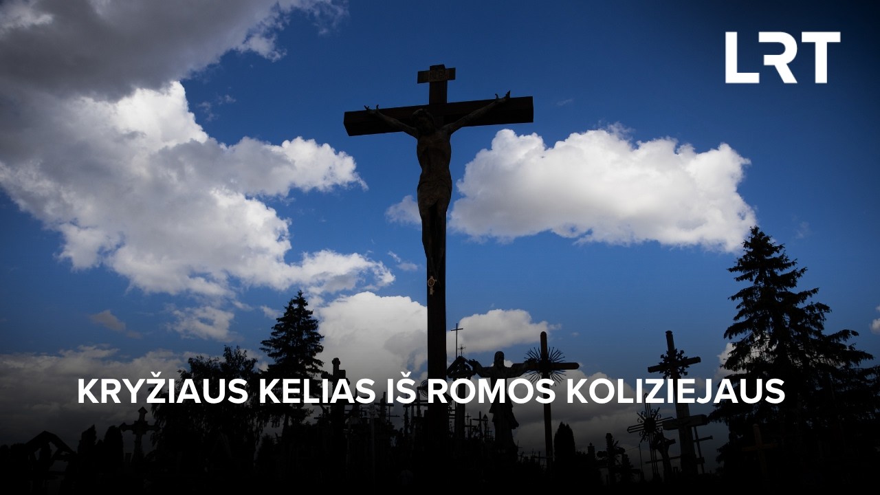 Tiesiogiai: Kryžiaus kelias i&scaron; Romos Koliziejaus | 2026-04-03