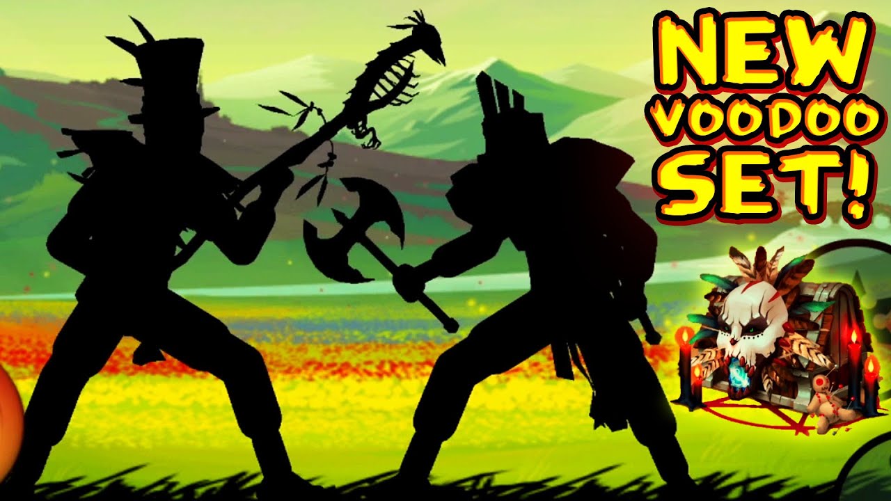 Shadow Fight 2 New Halloween Update Review. Trying Out New Voodoo Set. Voodoo Spine is Cool!