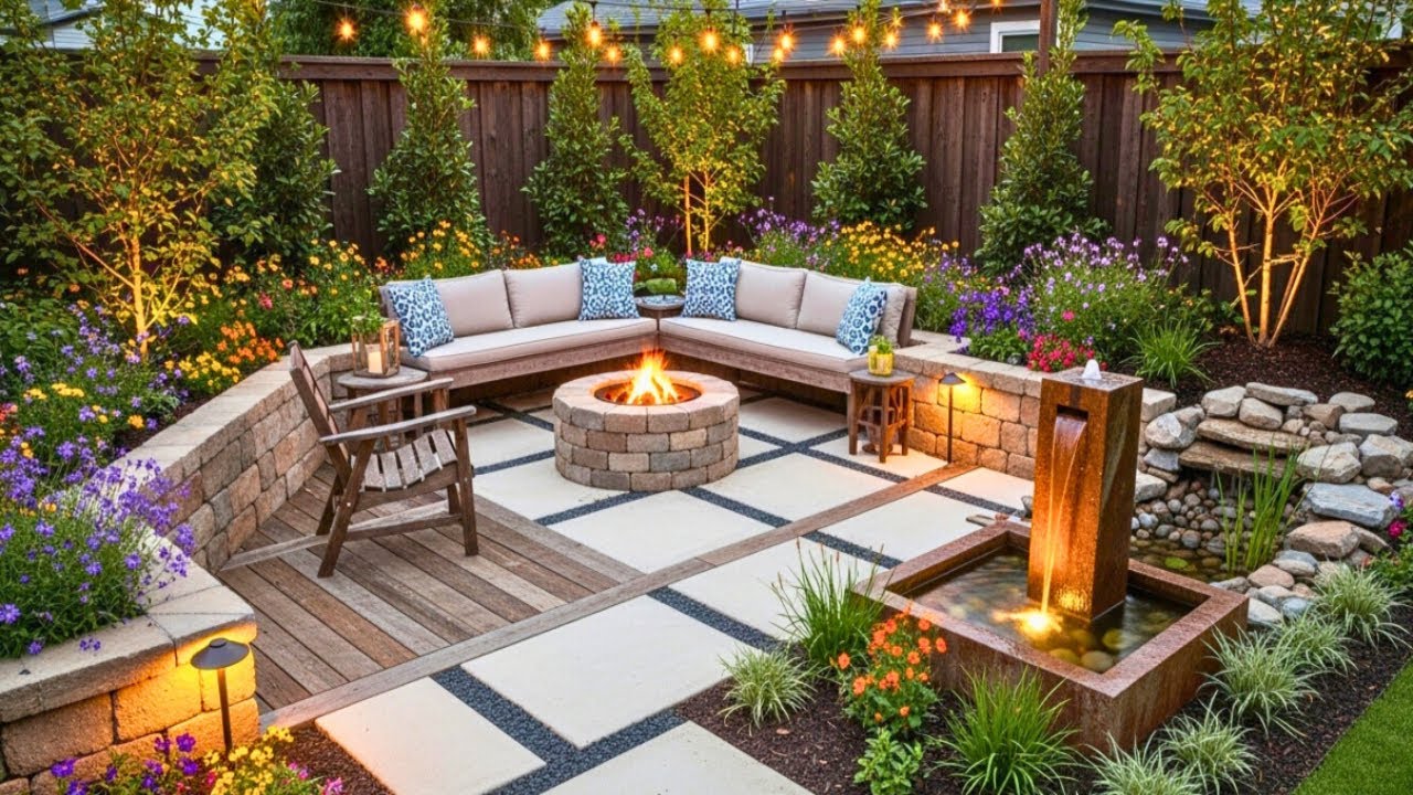 Small Backyard Hardscape Ideas: DIY Patios, Stone Paths, Retaining Walls & Fire Pits for Tiny Yards!