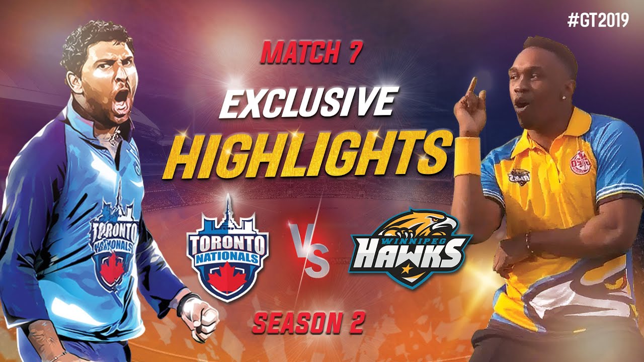 Toronto Nationals vs Winnipeg Hawks Exclusive Highlights  | Yuvraj Singh’s Smashing 6 | GT20 Canada