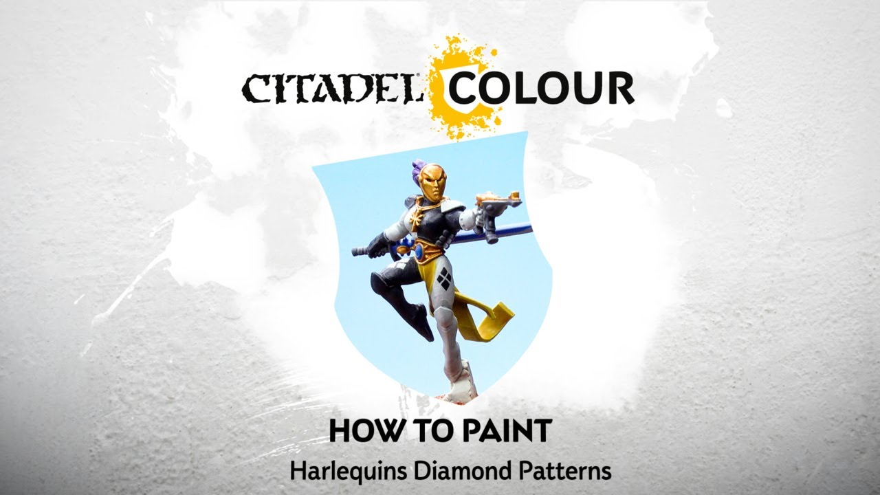 How to Paint: Harlequins Diamond Patterns