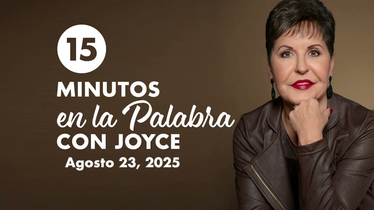 Mantente Firme en Dios | 15 MINUTOS en la Palabra | Joyce Meyer en Español