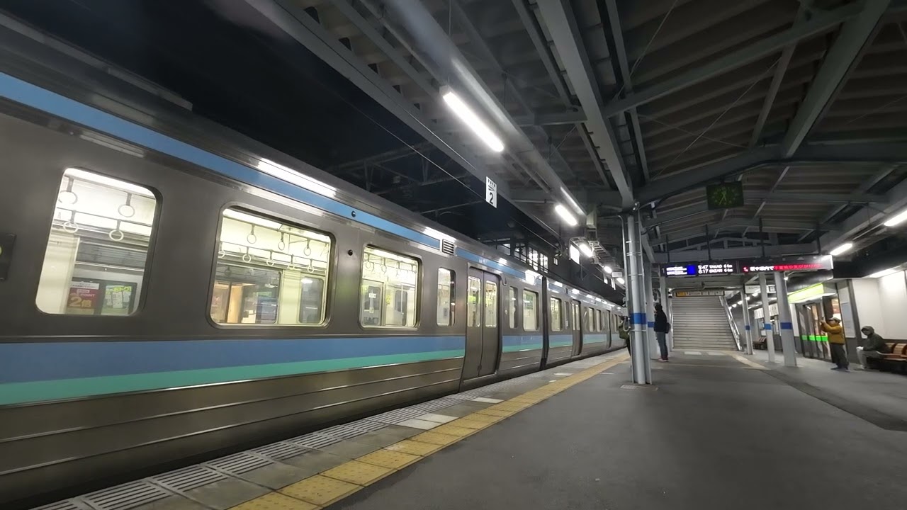 「速報」松本駅新放送ATOS型