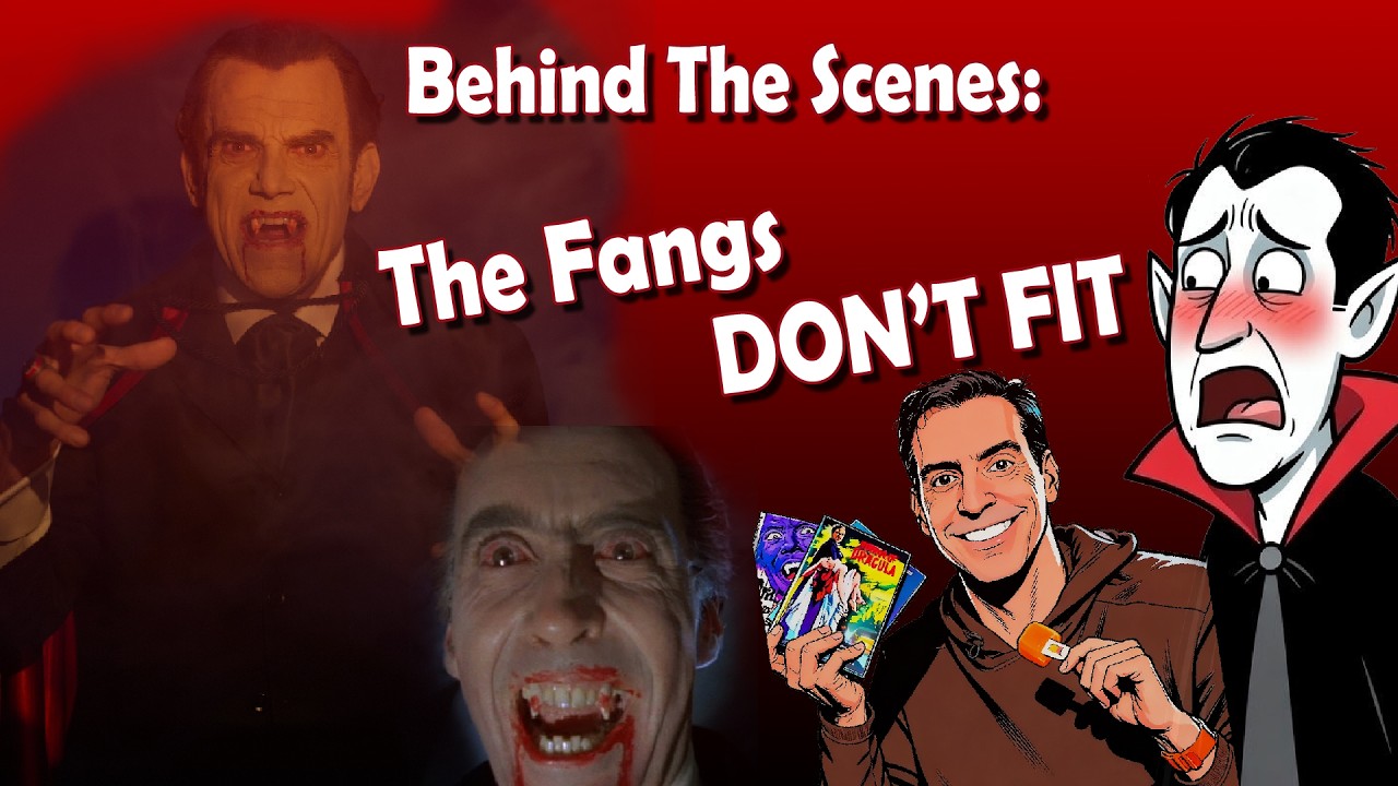 Behind the Scenes of a Dracula Photoshoot : The Fangs, Didn't Fit WTF are We Gonna Do?