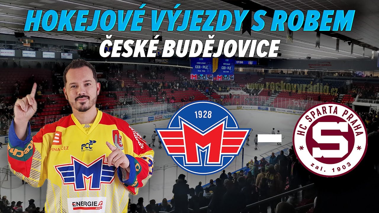 🍺 HOKEJOVÉ VÝJEZDY S ROBEM | České Budějovice - Sparta Praha | Robstark