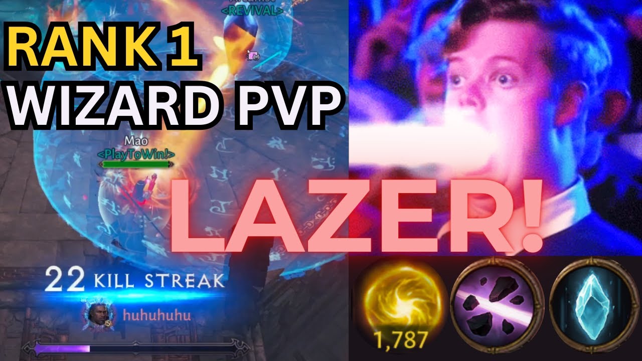 Wizard RANK 1 LEGEND PVP Battlegrounds Build! DISINTEGRATE OP NOW! Low Reso viable [Diablo Immortal]