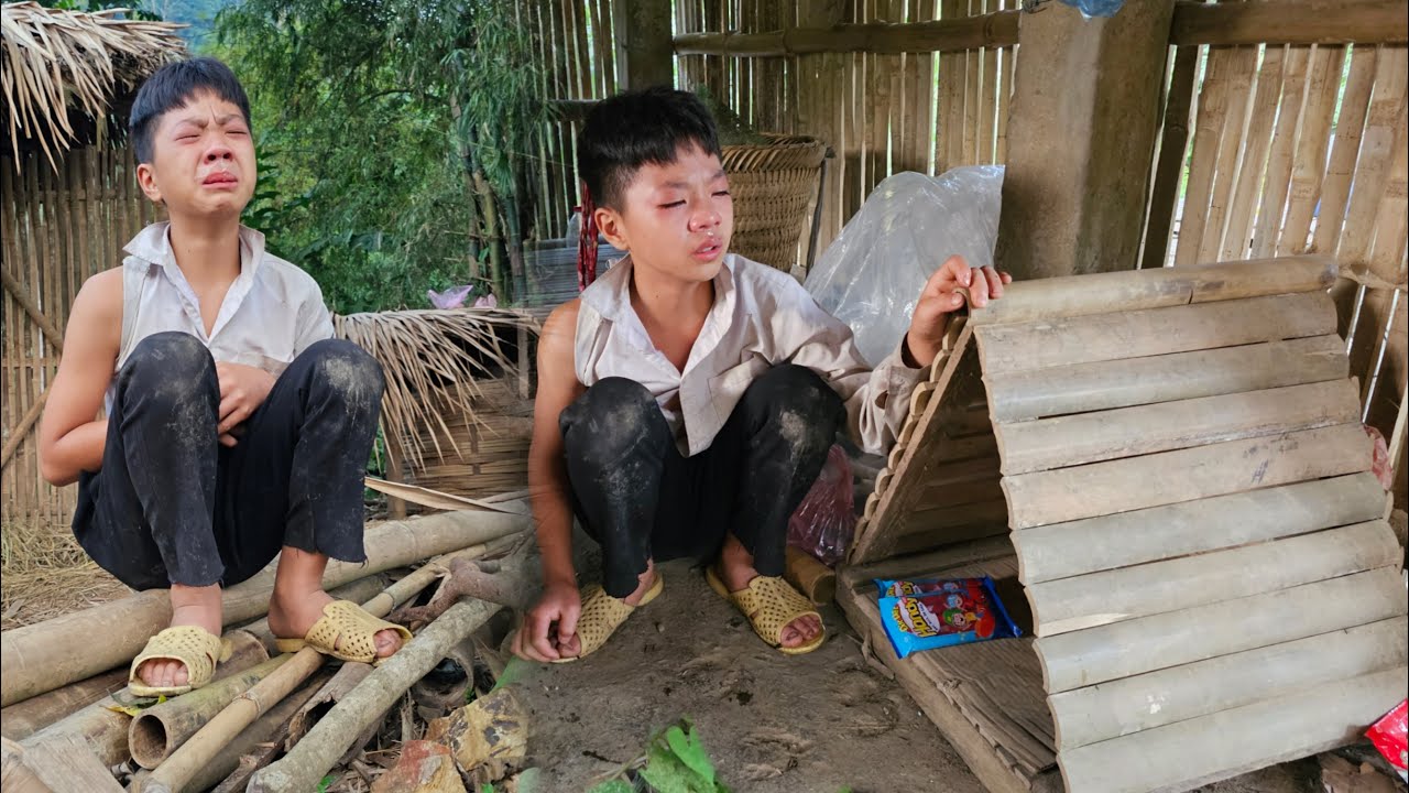 FULL VIDEO: Orphan Boy Earns a Living, His Dog Was Stolen, Picking Vegetables and Roots to Sell