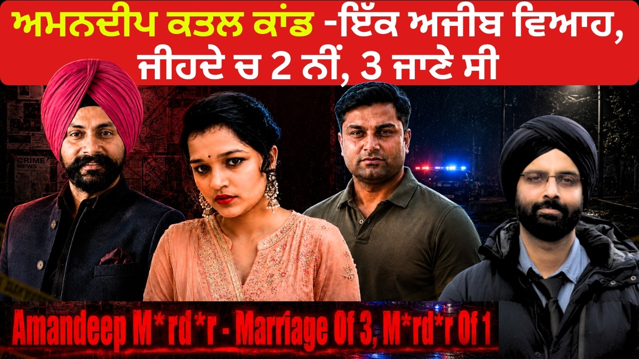 ਅਮਨਦੀਪ ਕਤਲ ਕਾਂਡ-ਇੱਕ ਅਜੀਬ ਵਿਆਹ, ਜੀਹਦੇ ਚ 2 ਨੀਂ, 3 ਜਾਣੇ ਸੀ #AmandeepSinghMurder #NilokheriKarnal