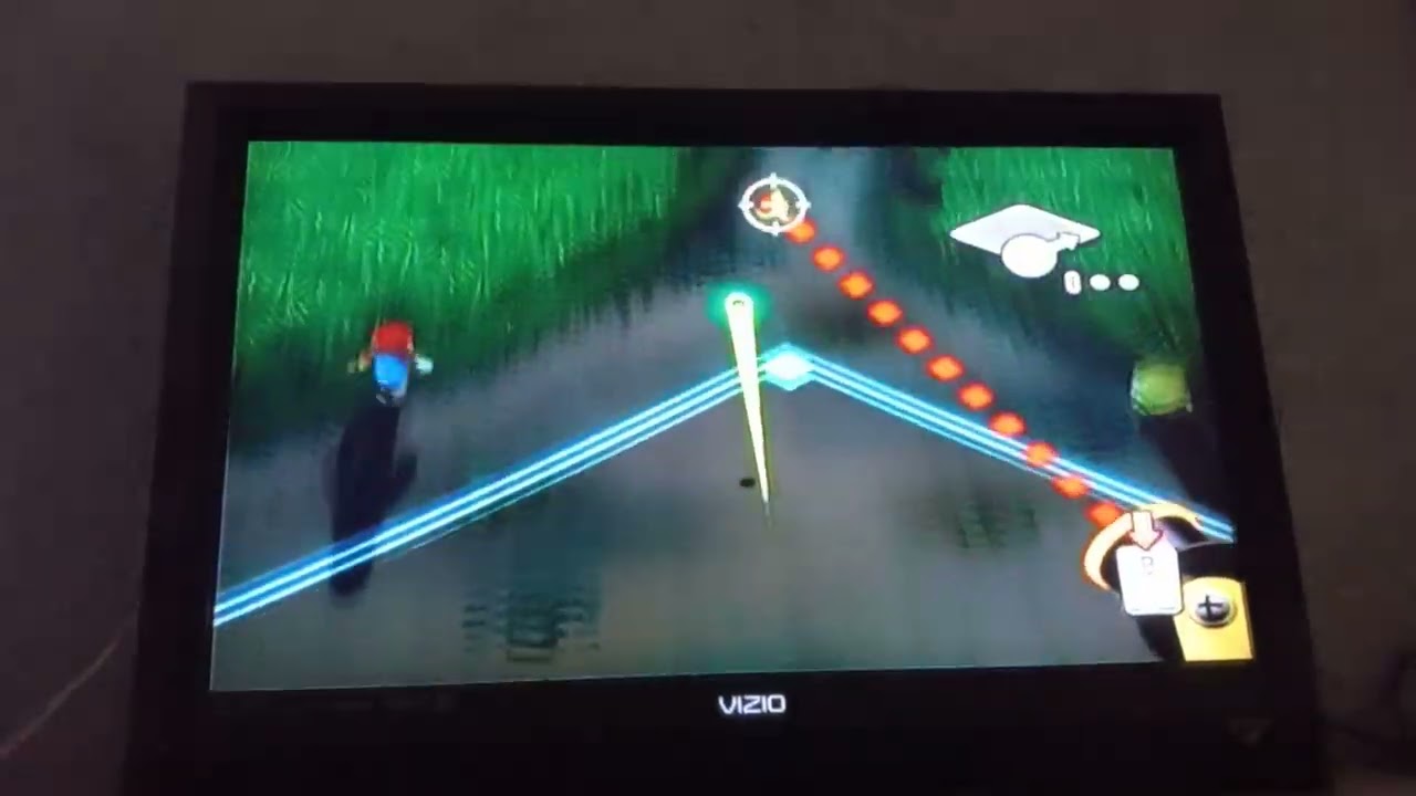 Mario Super Sluggers Peach Monarchs (P1) VS. Mario Fireballs (CPU) in Luigi's Mansion (4th Part)