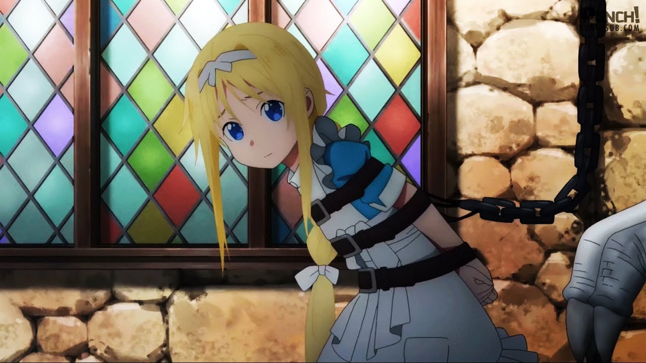 Sword Art Online Alicization - Alice is Caught by the White Knight