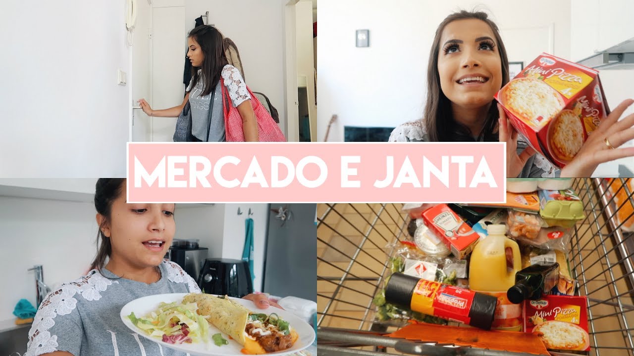 MERCADO com 60 euros e jantinha fácil! // Rotina Diária