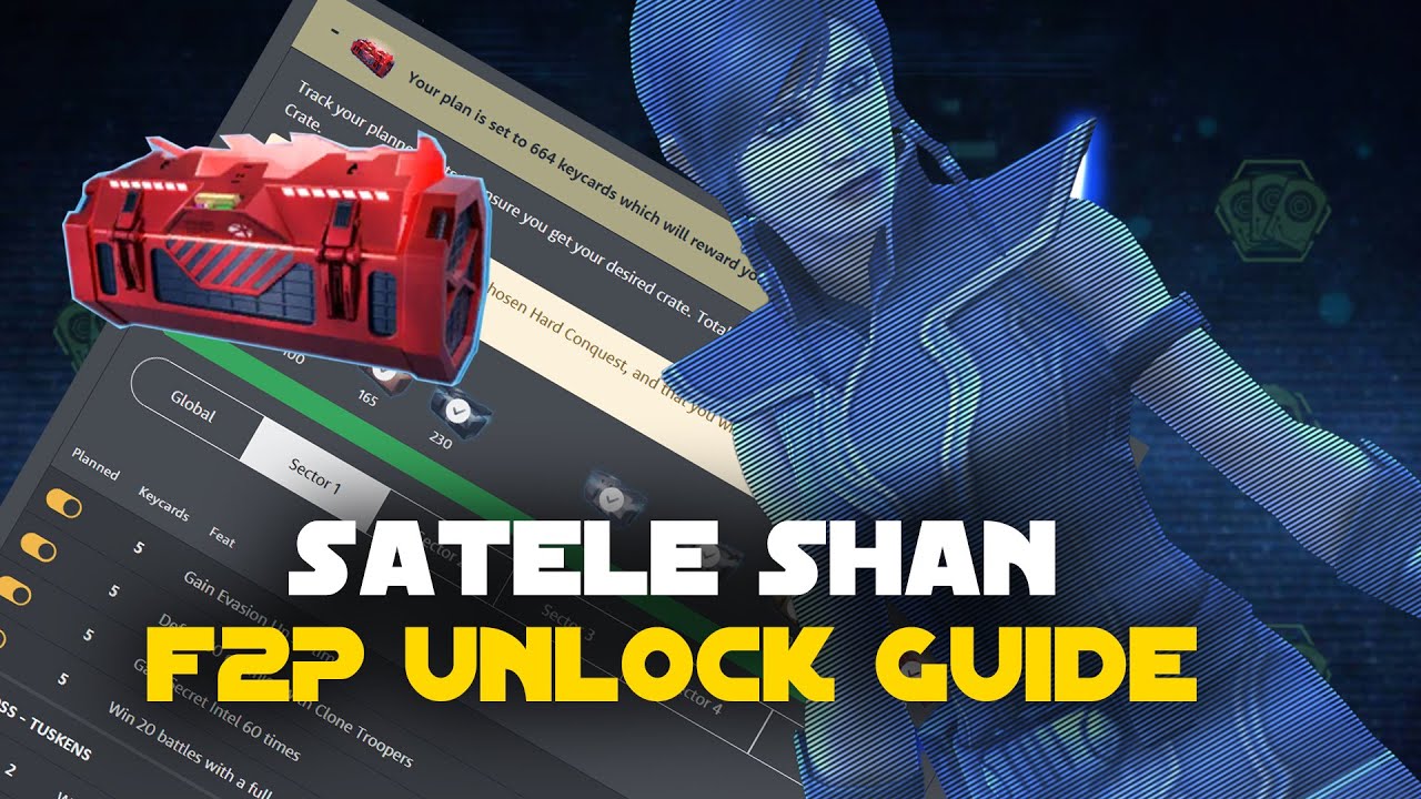 Satele Shan Conquest Volume 22 - Unlock Feats Guide F2P | SWGOH