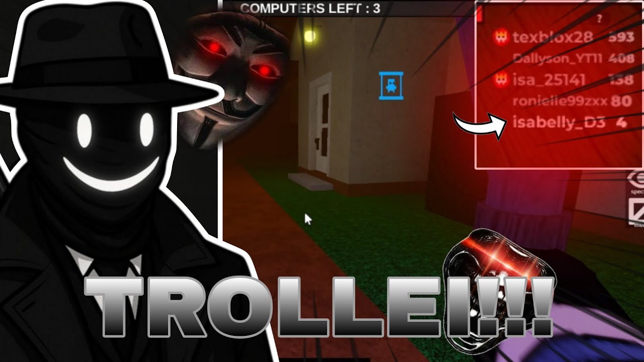 VIREI HACKER NESSA PARTIDA DE FERA! 😈🔥 (Flee the facility)