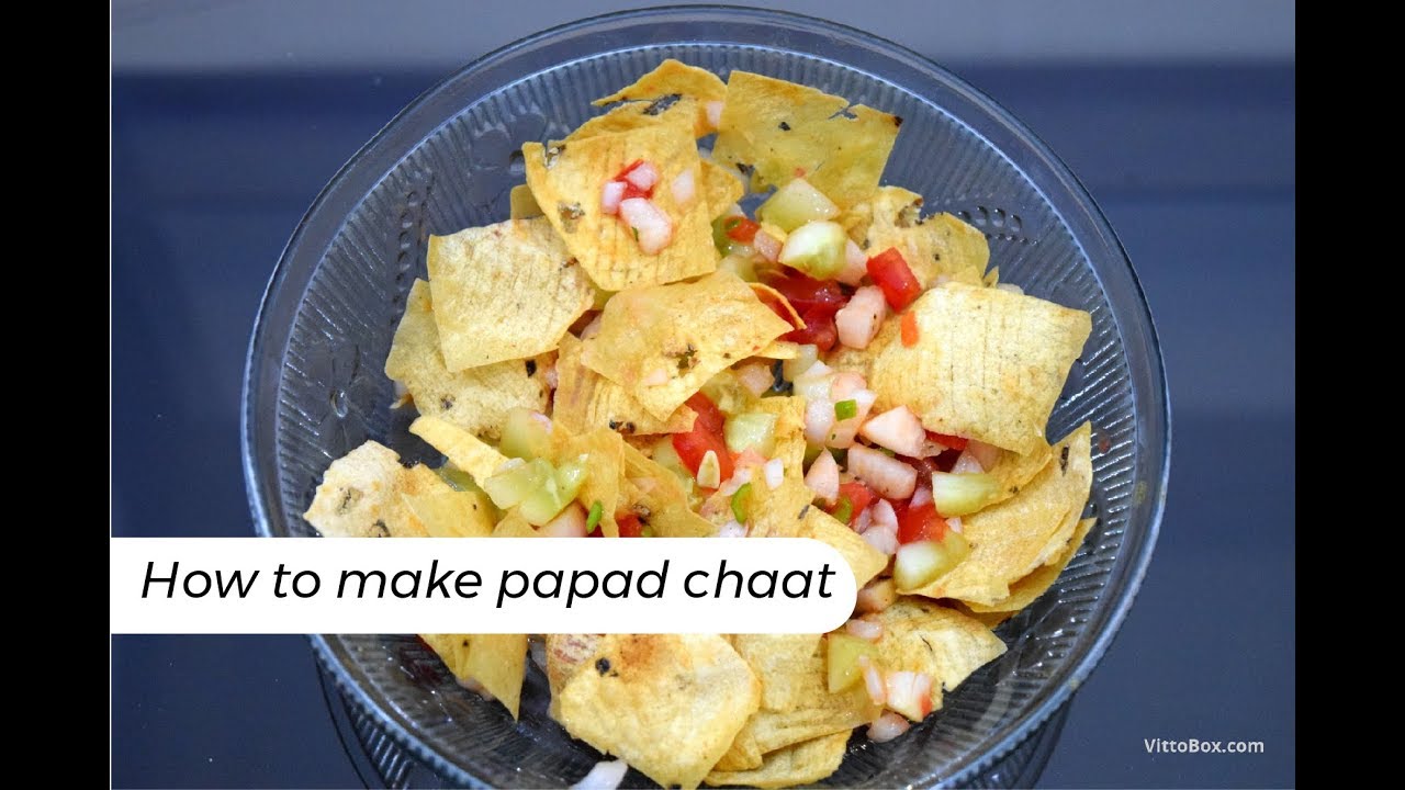 Papad Chaat Recipe - पापड़ चाट कैसे बनायें | Snacks Recipe