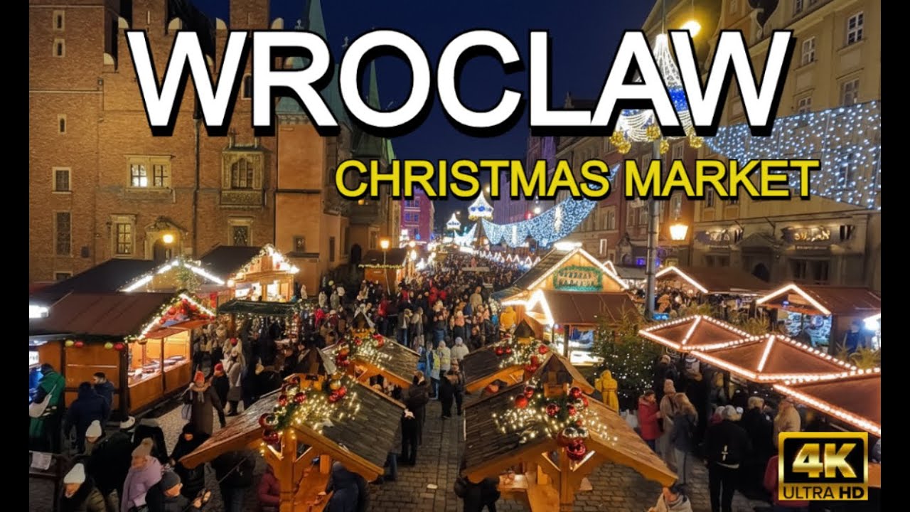 Wroclaw Christmas Market WALKING TOUR &ndash; Europe&rsquo;s Hidden Christmas Gem (4K) HDR
