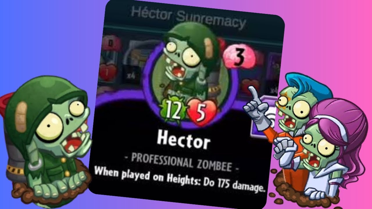 HÉCTOR 🪖👍🏻 Plants vs Zombies: Héroes