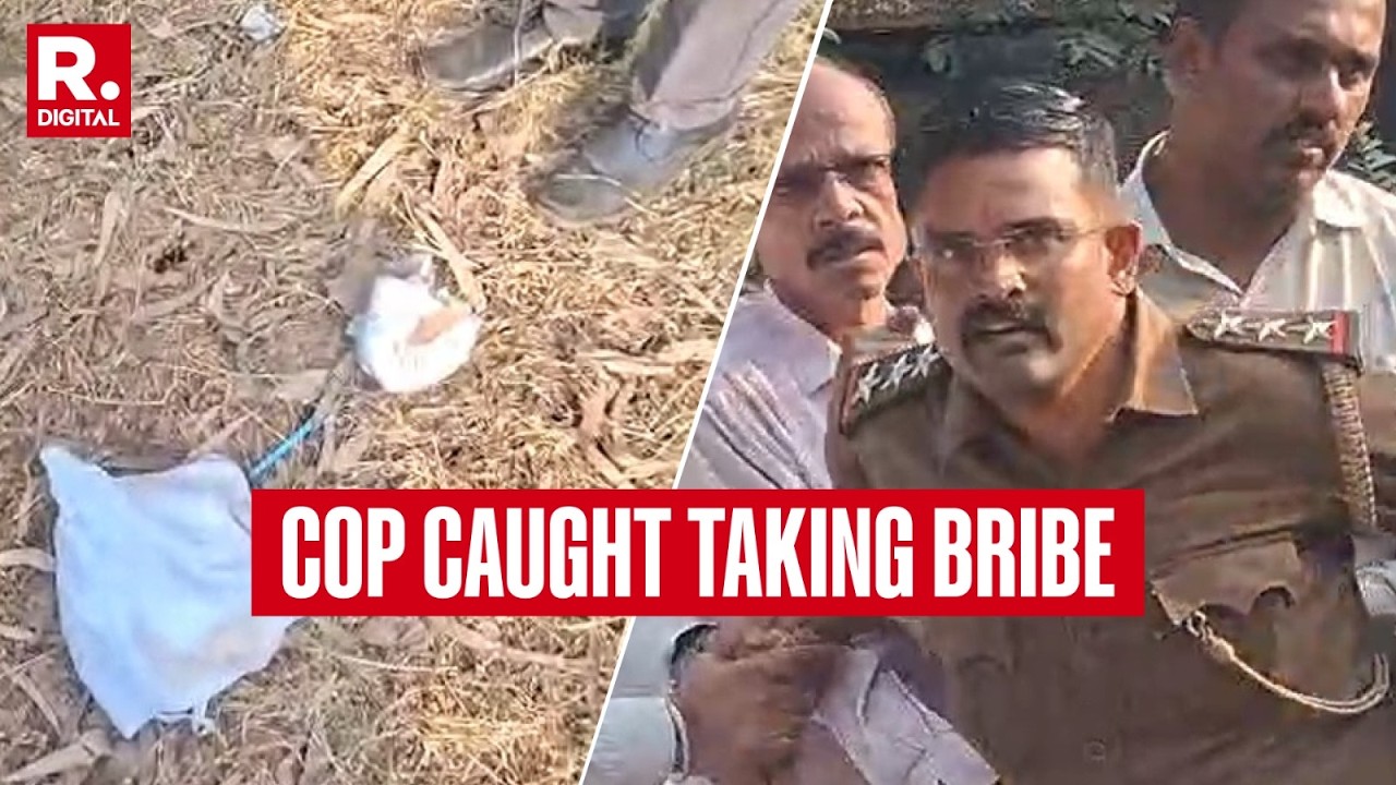 Bengaluru BREAKING: Inspector Govindaraju Caught Red-Handed Accepting Rs 4 Lakh Bribe From Builder