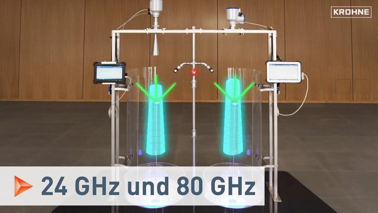 FMCW Radar-Füllstandmesstechnik: 24 GHz- und 80 GHz-Technologie im Vergleich | KROHNE