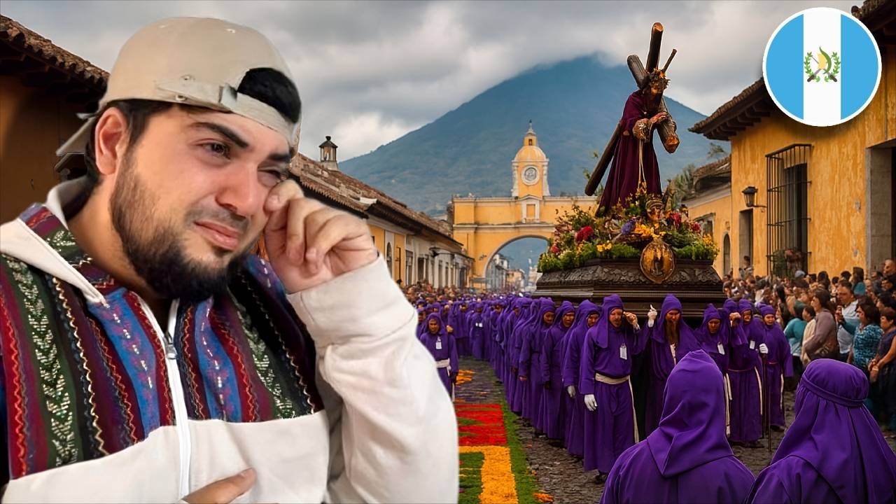 La Semana Santa en ANTIGUA Guatemala me HIZO LLORAR 🇬🇹