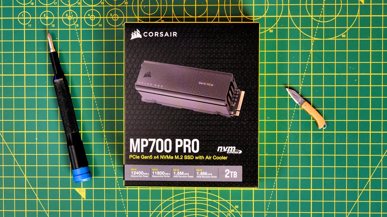 Руководство по настройке и тестированию твердотельного накопителя Corsair MP700 Pro NVMe