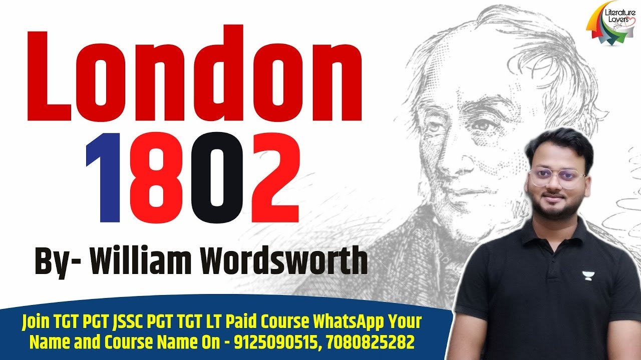 London 1802 poem by William Wordsworth