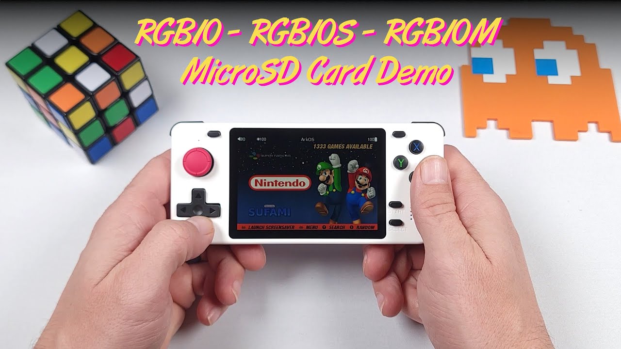 PowKiddy RGB10 - RGB10M - RGB10S 20,000+ Games Emulation Station Micro SD Card Demo & Purchase Link